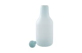 Frosted Glass Bottle Large