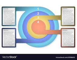 Infographic Diagram Template With Concentric