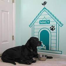 Personalized Dog House Wall Art Decal