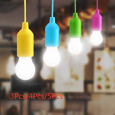 3pcs 4pcs 5pcs led pull cord bulb light