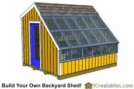 10x12 Greenhouse Shed Plans