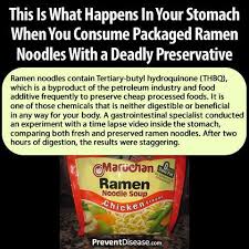 ramen noodles with a deadly