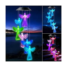 Angel Solar Wind Chimes Outdoor