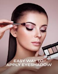 easy way to apply eyeshadow onor