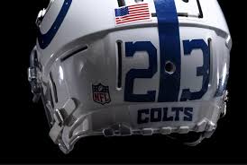 The coolus helmet (named for coolus, france) was a type of ancient celtic and roman helmet. New Helmet Back Numbers And Wordmark Why Didn T They Show This In The Video Colts
