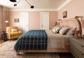 In this interior, dark wood floors and furniture make dusky blush and salmon pink look especially vivid. 27 Best Bedroom Colors 2021 Paint Color Ideas For Bedrooms