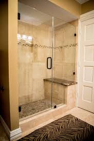 Travertine Tub Shower Conversion In