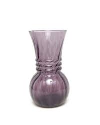 Vintage Amethyst Glass Vase Three