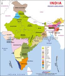 Indian Languages Map Languages Of India
