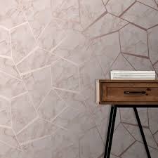 fractal geometric marble wallpaper rose