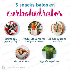 seis ideas de snacks bajos en carbohidratos