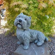 Westie Dog Figure Garden Statue Porch