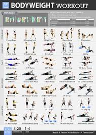 Amazon Com Fitwirr Bodyweight Exercises Poster For Women A