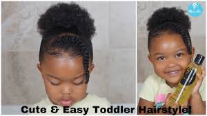 quick easy toddler natural hairstyles