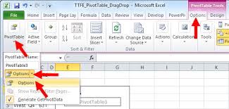 excel pivottable report cannot overlap