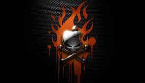 apple skull wallpapers top free apple