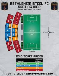 Bethlehem Steel Fc Announces 2016 Season Ticket Prices