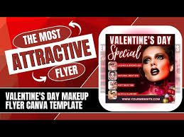 day makeup flyer canva template
