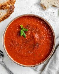 quick vegan tomato soup with canned