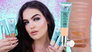 It Cosmetics New Matte Cc Cream Review Swatches Wear Test Youtube