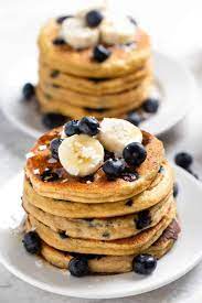 the best blueberry protein pancakes gf