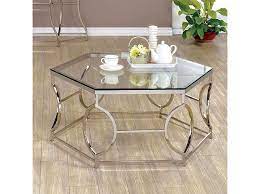 Zola Chrome Coffee Table For
