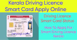kerala driving licence smart card apply