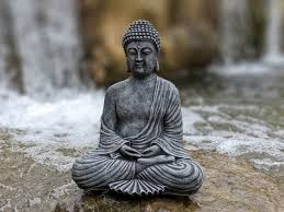 Meditation Buddha Concrete Statue Home