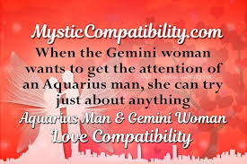 Aquarius Man Gemini Woman Compatibility Mystic Compatibility