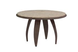 Round Stone Top Dining Table