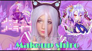 shiro cosplay makeup no game no life