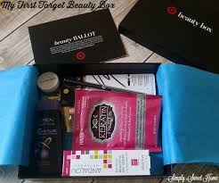 my first target beauty box simply