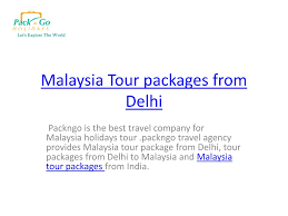 ppt msia tour packages powerpoint