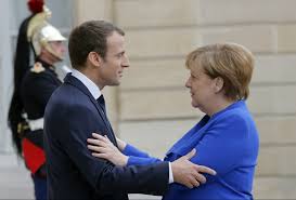 French president emmanuel macron and german chancellor angela merkel said on monday that they expected the us and danish governments to . Merkel And Macron Put Defence At Heart Of Blooming Ties The Local