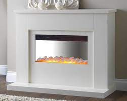 modern white electric fireplace ideas