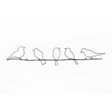 Metal Decoration Birds On A Wire 41 221