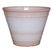 Halsey Tan White Pot 8 At Home