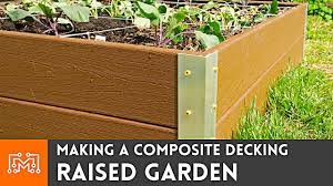 making raised garden beds from