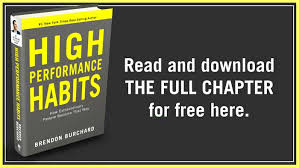 High Performance Habits Necessity Excerpt Brendon Burchard
