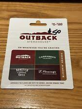 outback steakhouse 50 gift card for