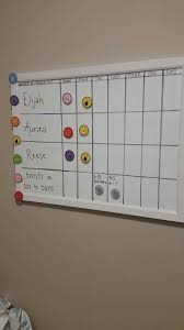 Diy Behavior And Reward Chart 5 Dry Erase Board Markers