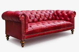 red chesterfield sofa designs of iron