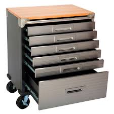 seville clics 6 drawer hardwood top