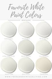 Favorite White Paint Colors