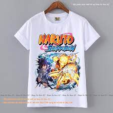 Áo thun Anime Naruto Sasuke (có size trẻ em) - Cotton Thái M2460