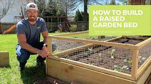 build a raised vegetable garden bed
