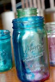 Painting Glass Jars Idea