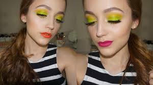 lime green makeup tutorial 3 lip