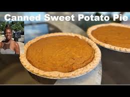 canned sweet potato pie recipe