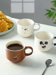 MINISO Mauritius - We Bare Bears Collection 4.0 Ceramic Mug Mix 255mL (3pcs)  449 | Facebook